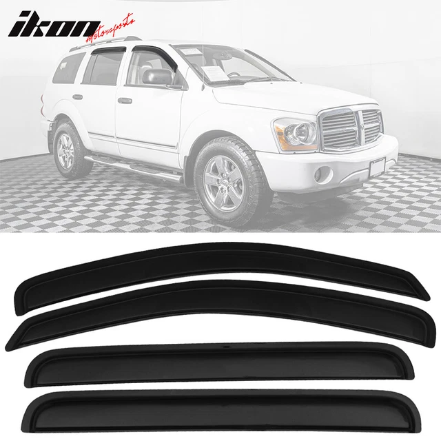 Fits 04-10 Dodge Durango & 07-09 Chrysler Aspen Window Visors Vent Guard 4PCS