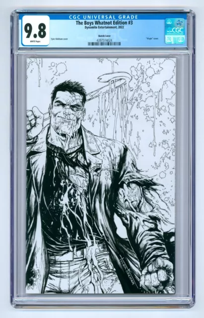 The Boys Whatnot Edition #3 CGC 9.8 (2022) - Sketch Cover - Virgin