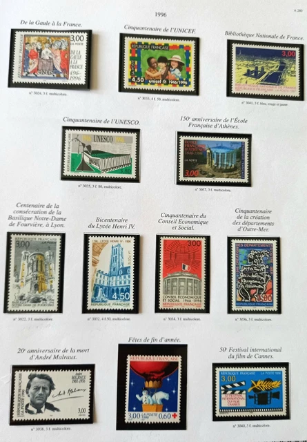 Lot De Timbres De France Neufs Sans Trace De Charnière Issu De Mon Album.