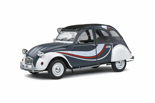 CITROËN 2CV6 CHIC 1982 1/18 SOLIDO S1805023 voiture de collection échelle