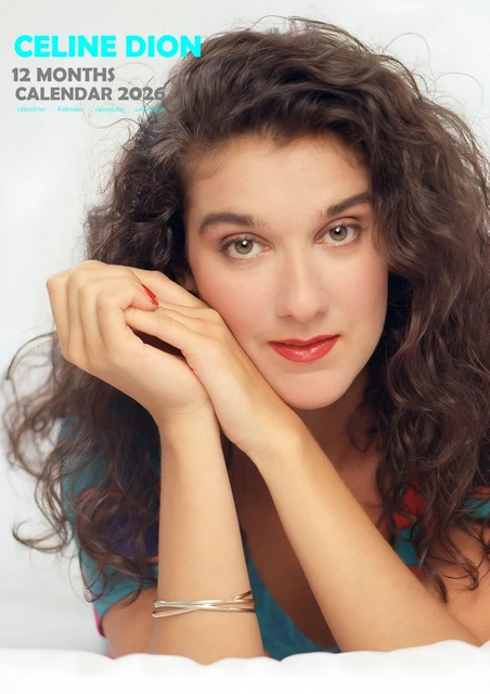 CELINE DION 2026 Calendars A3 12 91 PicClick UK Celine Dion 2026 Calendars A3.webp