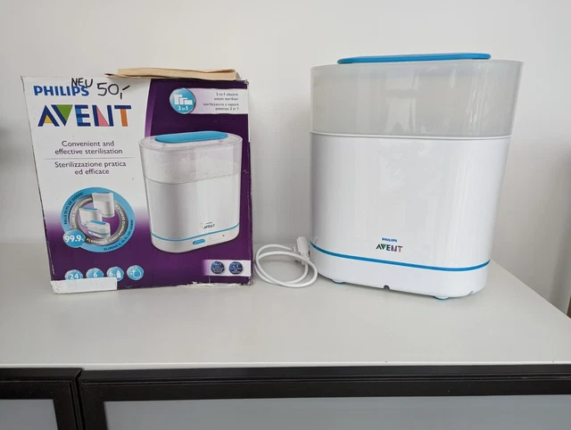 Philips Avent Elektrischer 3-in-1-Dampfsterilisator SCF284/02 Baby Stillen