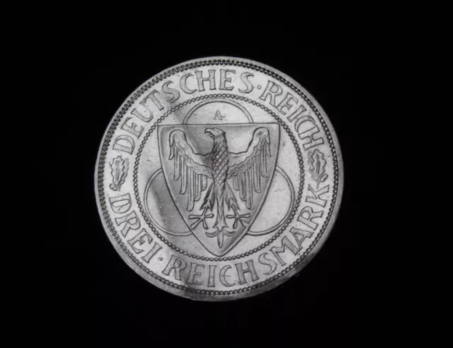 3 Reichsmark 1930 A Rheinland-Räumung Weimarer Republik 2