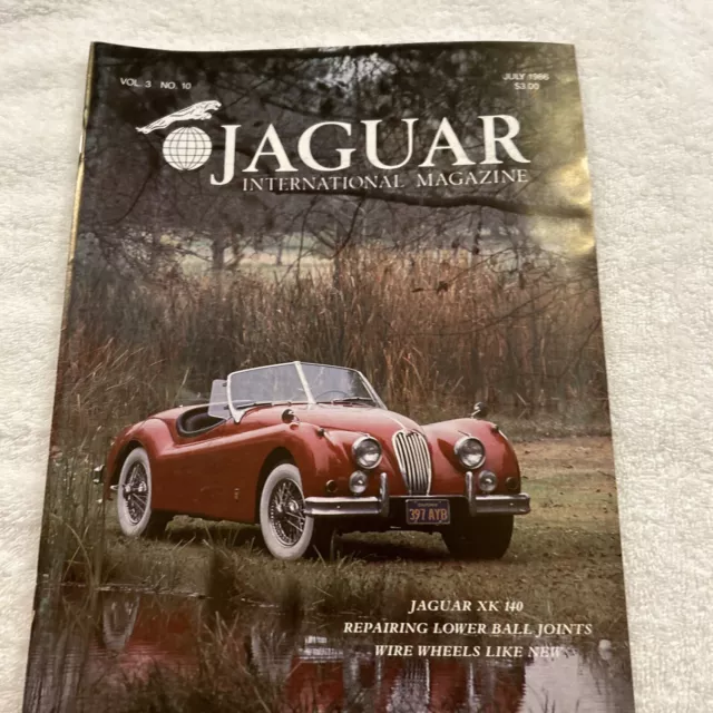 Jaguar International Magazine July, 1986