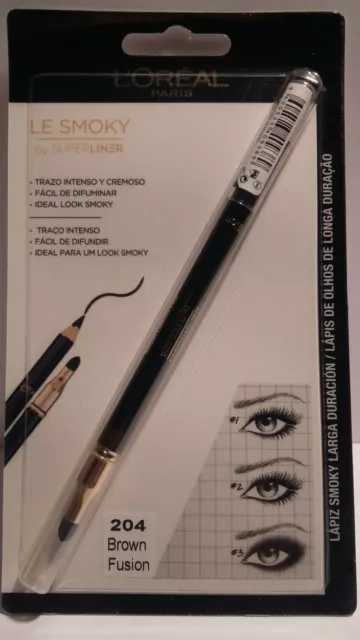 Crayon Color Riche Super Liner Le Smoky 204 Brown Fusion L'Oréal