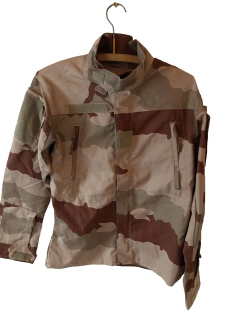Chemise De Combat F3 Armée Française, Camouflage Désert, Taille 120 L, Neuve