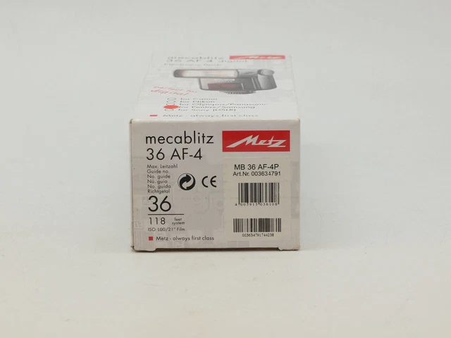 Metz mecablitz 36AF-4 AF TTL Flash for Pentax/Samsung 2