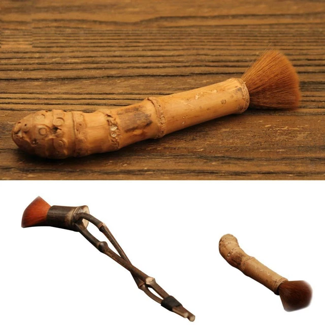 Traditioneller chinesischer Kongfu Tee Bambusbürste Teekannenstift Handarbeit Bambustee