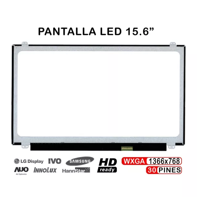 Bildschirm LED Von 15.6 " Für Laptop HP TPN-C125 30 Polig Anzeige