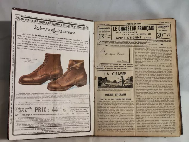 Revue "le chasseur français" de janvier à décembre 1935 - ANNEE COMPLETE 2