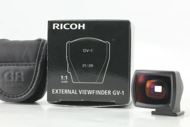 [Top MINT w/ Box,Case] Ricoh GV-1 External Viewfinder 21 / 28mm GR DIGITAL JAPAN
