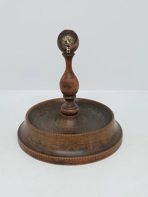 Porte-montre à Gousset Ancien En Bois - Décor Fronton Et Colonnes, Objet De Collection Vintage, Occasion