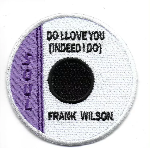 NORTHERN SOUL : DO I LOVE YOU RECORD  - Embroidered Iron Sew On Patch Badge