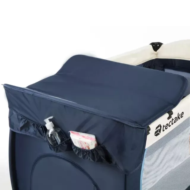 Lit de Voyage Pliable et Réglable en Hauteur pour Enfants jusqu'à 11 kg 2