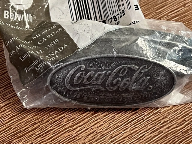 NOS Discontinued Coca-Cola Coke 3.5” drawer Pull. rare sealed NOS Discontinued Coca-Cola Coke 3.5” drawer Pull. rare sealed