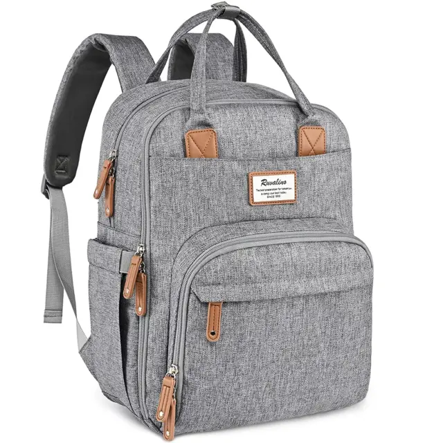 Diaper Bag Backpack, RUVALINO Multifunction Travel Back Pack Maternity Baby and