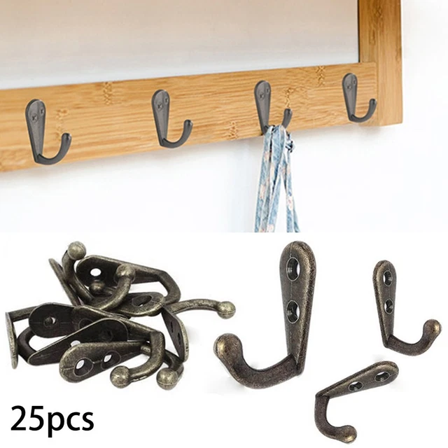 Cast Iron Rustic Garden Tool Coat Hanger Hooks Home Garage Shed Vintage Style