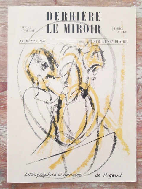 DERRIERE LE MIROIR N° 163 Mars 1967 - Pierre Rebeyrolles EUR 145