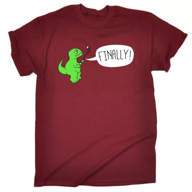 T-Rex Finally Selfie T-SHIRT Dinosaur Trex Dino Photo Funny birthday gift