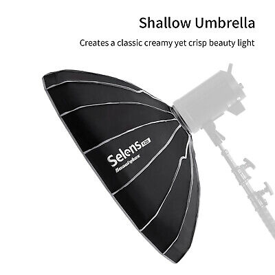 Ombrello Selens hexadecagon Softbox Bowens montaggio diffusori rapido PIEGA Studio 