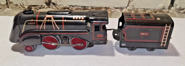 Ancien Jouet Jep Locomotive Électrique + Tender S57 Sncf