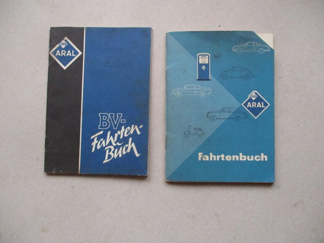 " ARAL-Fahrtenbuch/BV Fahrten-Buch " von 1958 und 1967