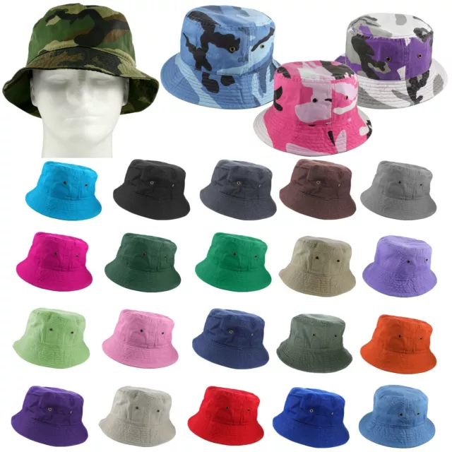 Wholesale Lot Boonie Bucket Hat Military Fishing Hunting Men Outdoor 12Pcs