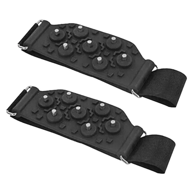 1pair Non Slip Ice Gripper Lightweight Fishing Boots Snow Walking For Shoes