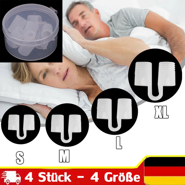 4x clip nasal antironquidos extensor nasal tapón para ronquidos anti ronquidos 4 tamaños