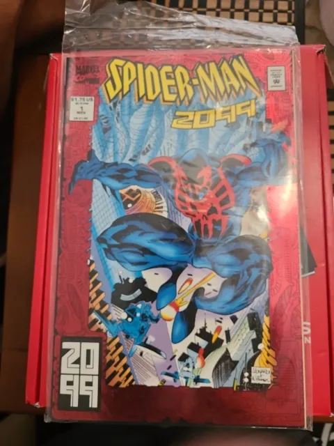 MARVEL SPIDER-MAN 2099 Vol 1 #1 Nov 92 BRIGHT RED FOIL COVER V Nice Condition