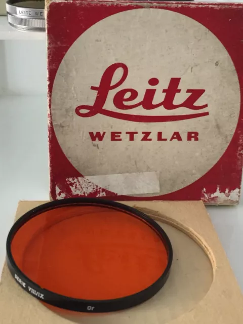 #30980 - LEICA Leitz Gold Orange Filter Series 9 IX VIII