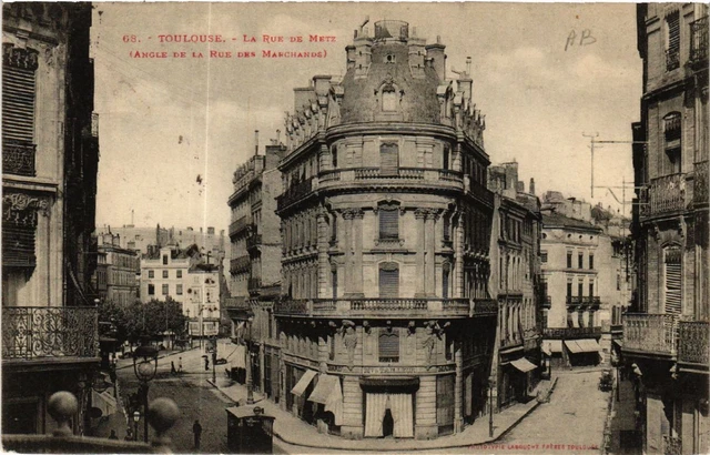 CPA TOULOUSE - La Rue de Metz (Angle de la Rue des Marchands) (582429)