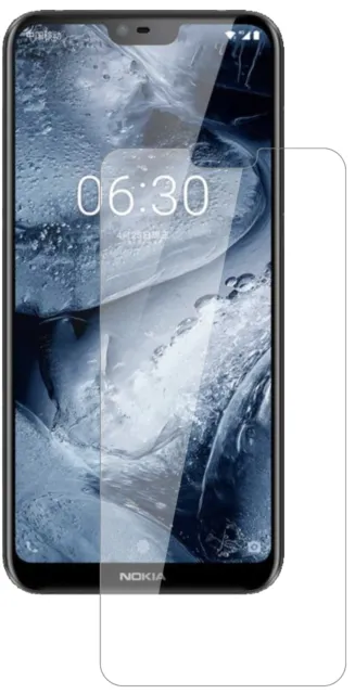 Schutzfolie für Nokia X6 2018 TA1099 Anti-Shock klar 9H Display Folie dipos