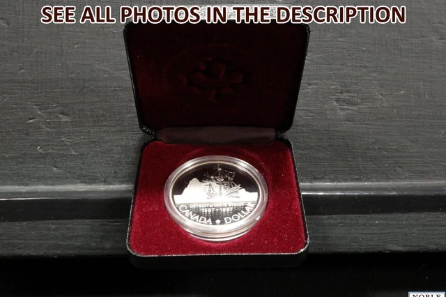 NobleSpirit No Reserve (CX) 1987 Canada Proof Silver $1 Davis Strait