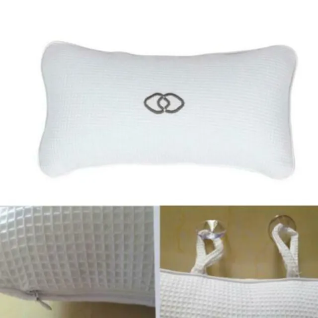 Bathtub Pillow Anti-slip Head Rest Inflatable Shower Suction Cups Bath Cushion
