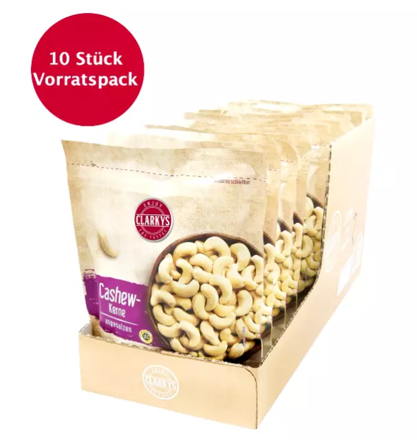 10 x 200 g anacardi Clarkys confezione da 2 kg