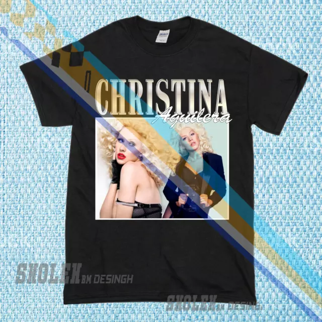 New Popular Inspired By Christina Aguilera Tour Merch T-Shirt Men's All Size