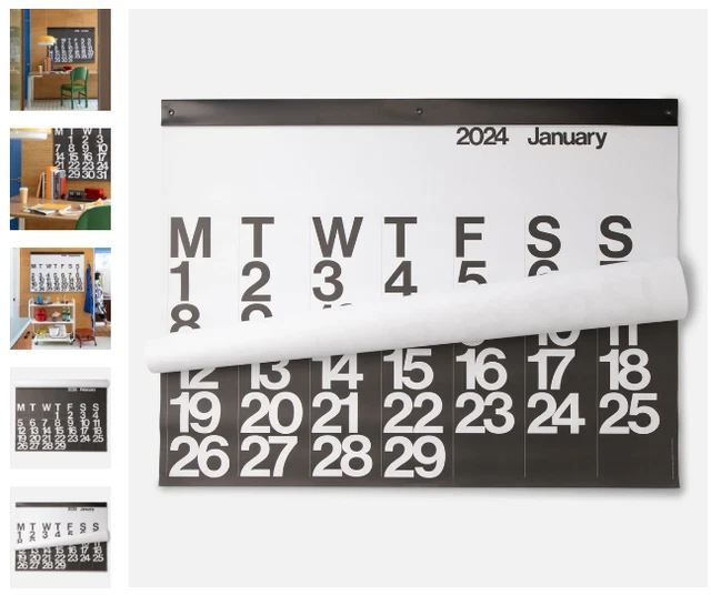 STENDIG 2024 CALENDAR MCM Art Large Format MoMa Massimo Vignelli NEW