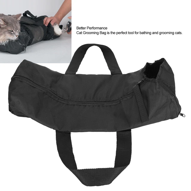 Bolsa de retención de baño de aseo para gatos sin arañazos mascota gato baño de ducha