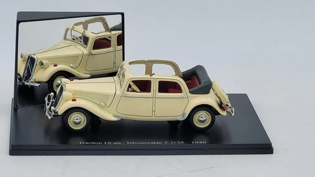 Citroën Traction 15 Six Découvrable 1949 - Modèle Réduit 1/43 Atlas - Occasion