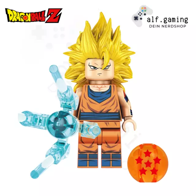 Dragonball Z Dragon Ball Block Klemm Bausteine Figur - Son Goku Songoku SSJ 3