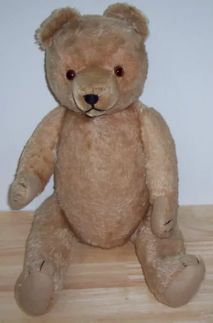 Vintage Hermann Mohair Teddy Bear Germany c 1950's 19 inches tall