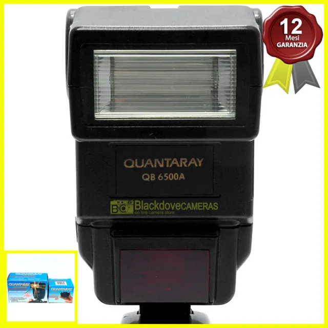 Flash Quantaray QB6500A Ttl for Cameras Minolta Dynax & Maxxum Analogue