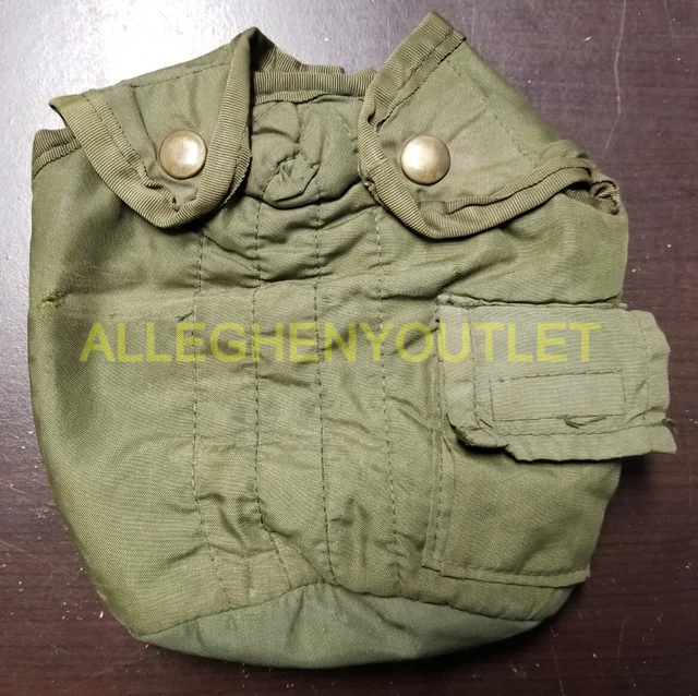 *VINTAGE* US MILITARY Vietnam Era M1967 Canteen Cover w/ Brass Snaps
