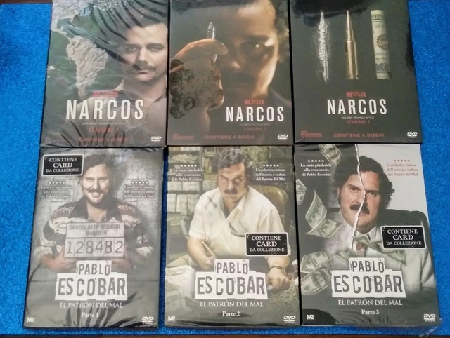 NARCOS + PABLO ESCOBAR El patron del mal serie complete DVD cofanetti
