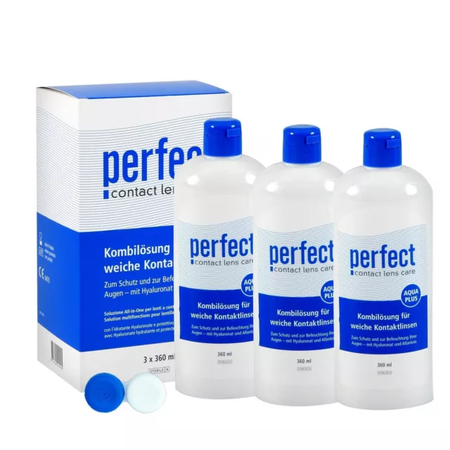 Perfect Aqua Plus Soluzione Pacco Vantaggio (3x360ml) All-in-One Di Mpg