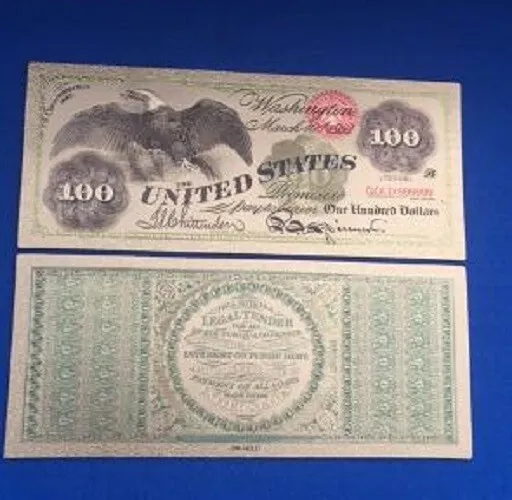 1899 "GOLD" $100 HUNDRED Banknote