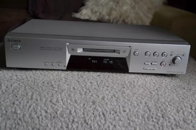 Sony MDS-JE480 MDLP Mini Disc Player Recorder SILVER