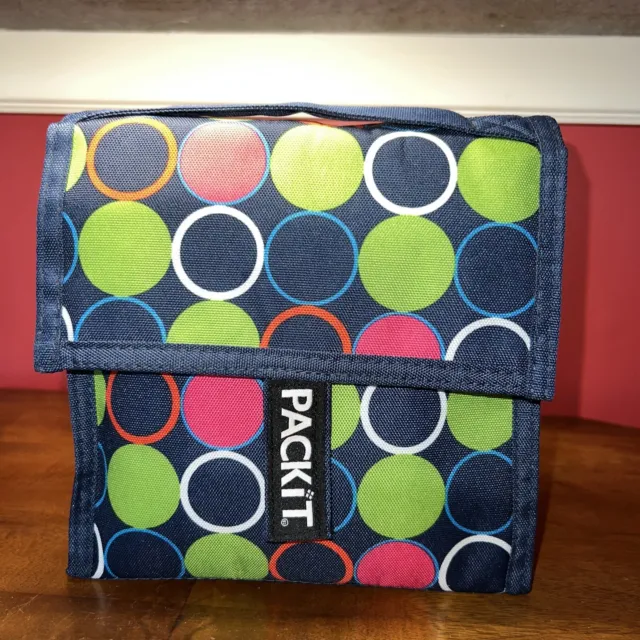 Pack It Freezable Lunch Bag New 7.5 X 7.5”  with 4” Base