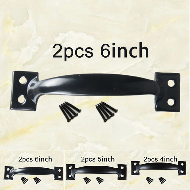 2x Barn Door Handle Gate Handle Pull For Sliding Barn Door Gates Garages Vintage